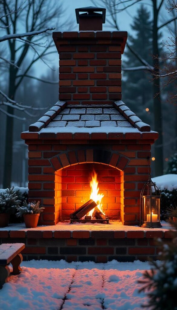 Outdoor Fireplace Ideas 