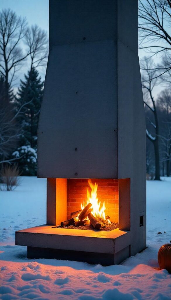 Outdoor Fireplace Ideas 
