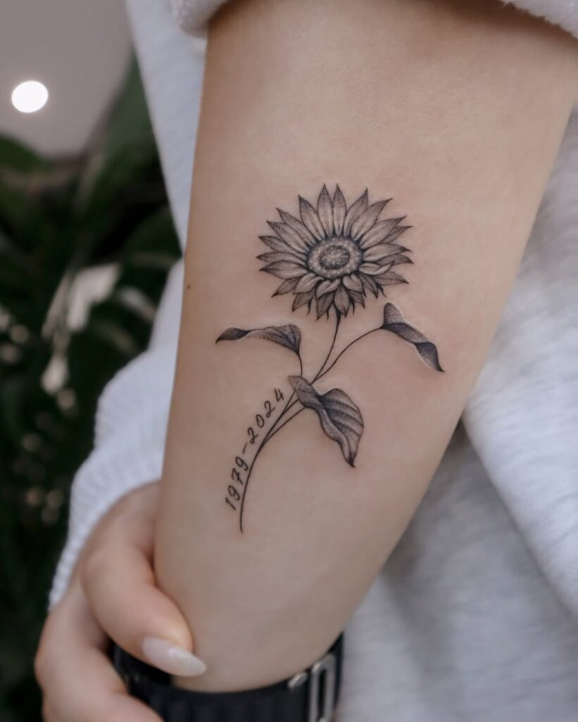Sunflower Tattoo Ideas