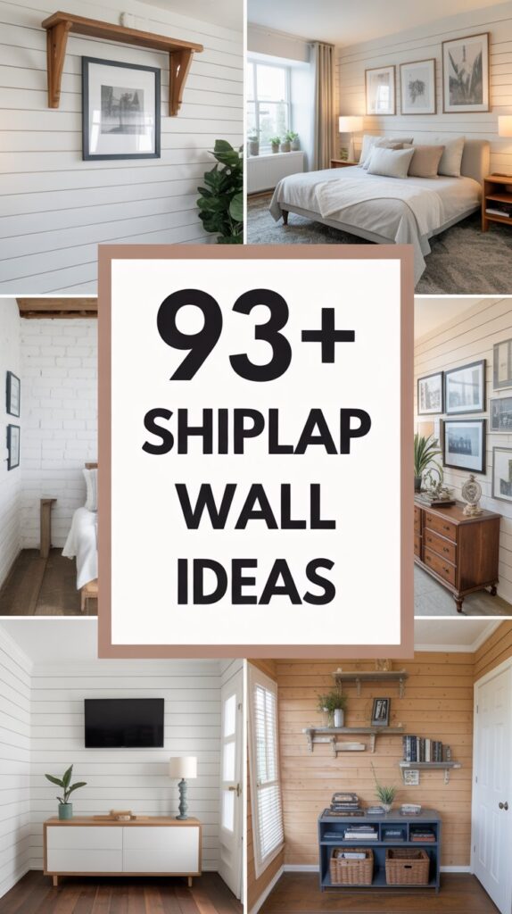 Shiplap Wall Ideas