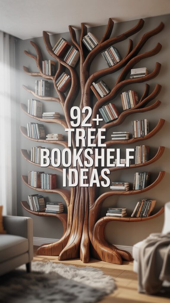 Tree Bookshelf Ideas 